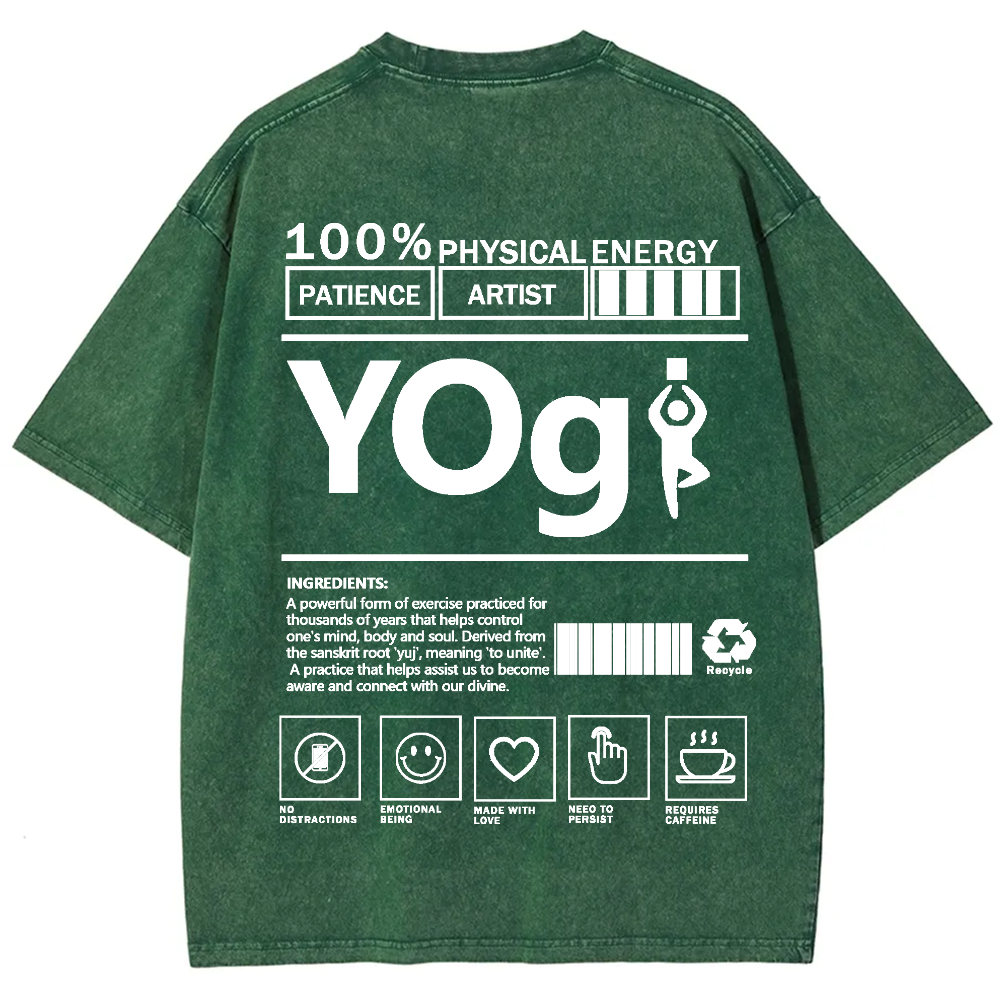 Yogi Solid Color Unisex T-shirt