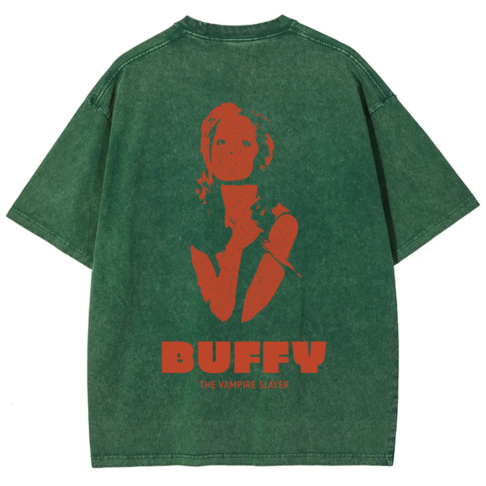 Buffy The Vampire Slayer TV Series Vintage Washed T-Shirt