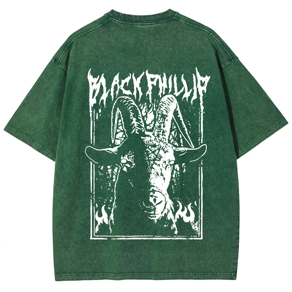 Unisex Vintage Washed The Witch Black Phillip T-Shirt