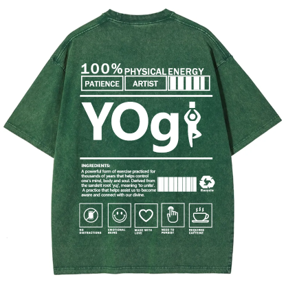 Yogi Solid Color Unisex T-shirt