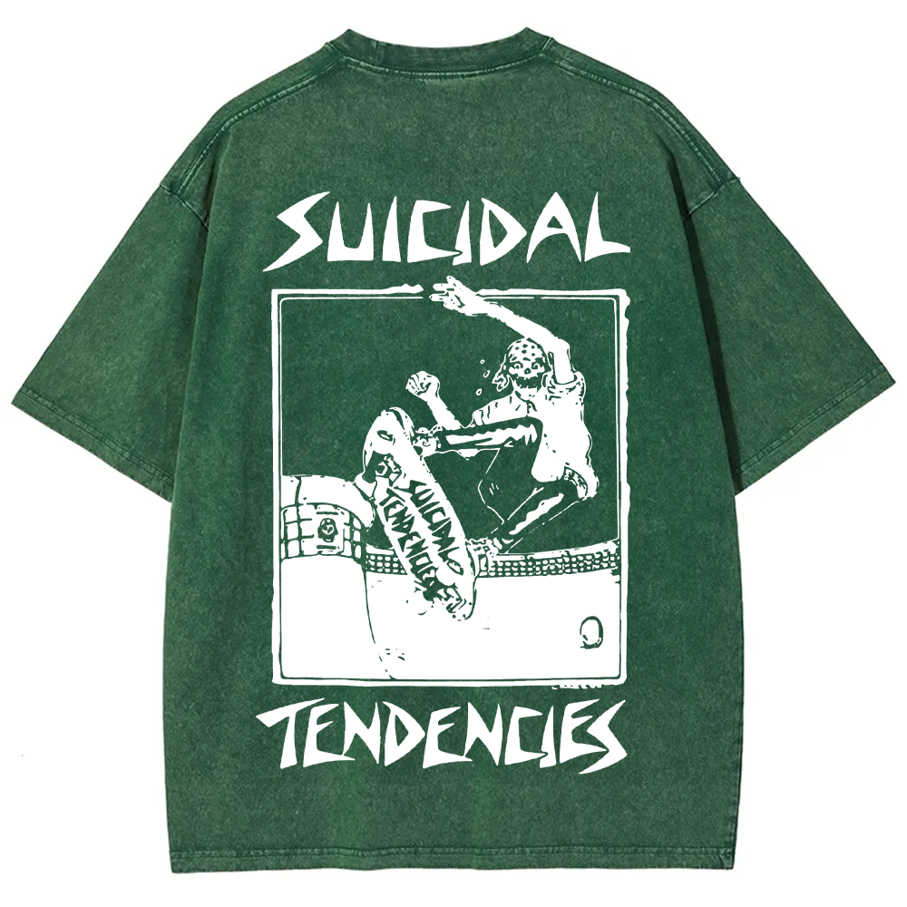 Suicidal Tendencies Band Vintage Washed  T-Shirt