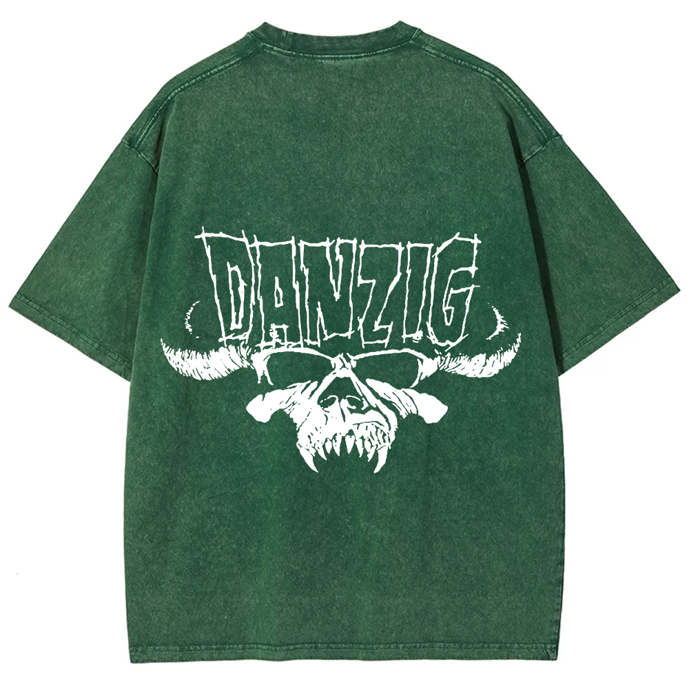 Unisex Vintage Washed DANZIG T-Shirt