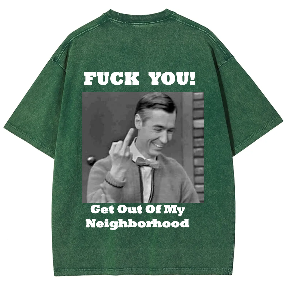 Fuck You Print Casual T-Shirt