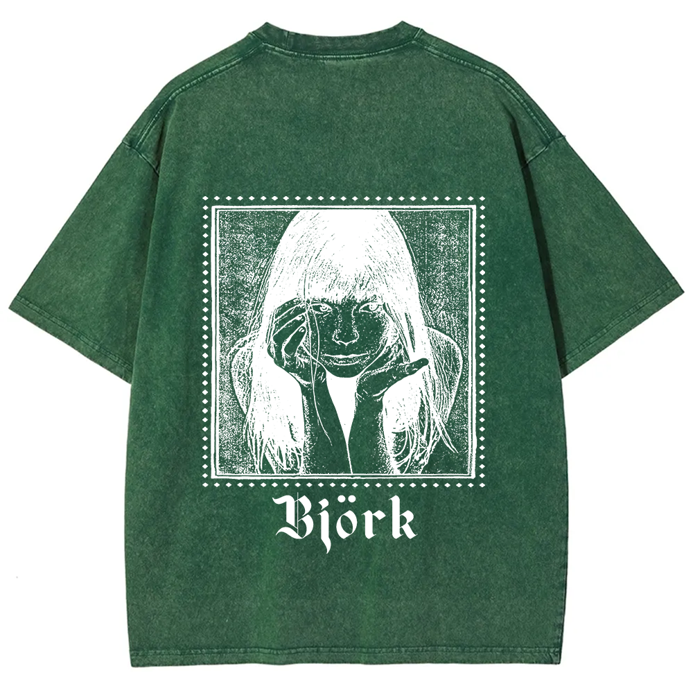 Björk Singer Vintage Washed T-Shirt