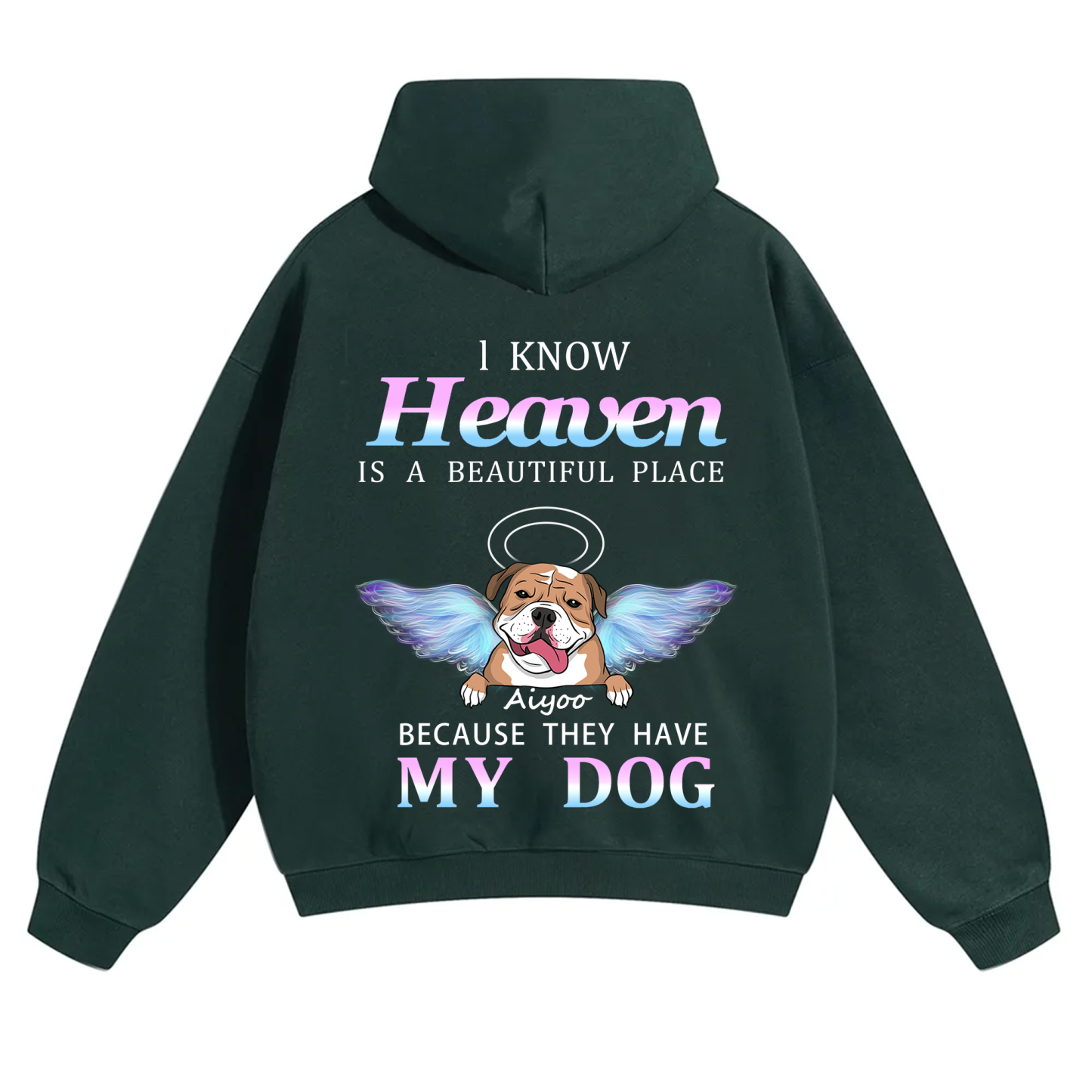 Heaven Is A Beautiful Place - Personalized Custom Unisex Hoodie
