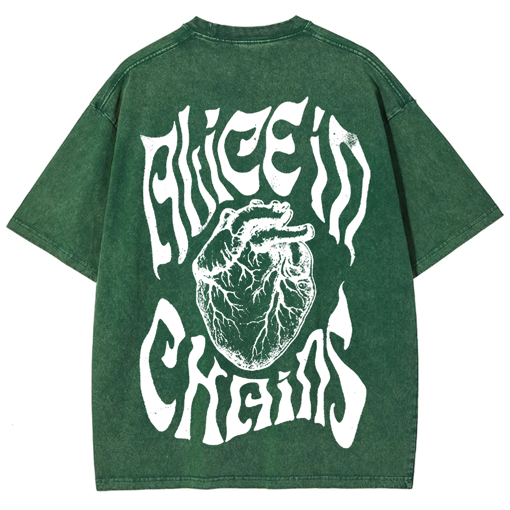 Unisex Vintage Washed Alice in Chains T-Shirt