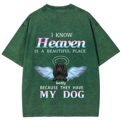 Heaven Is A Beautiful Place - Personalized Custom Unisex T-shirt
