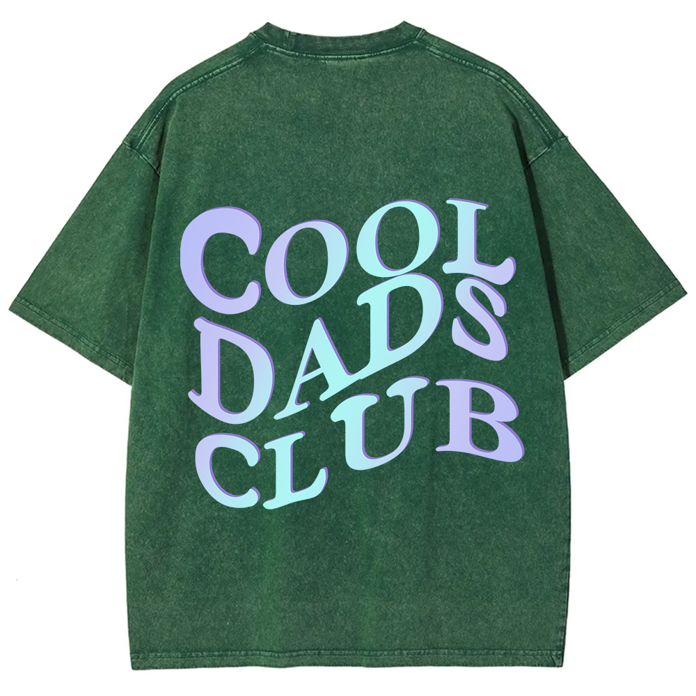 Cool Dads Club Snowflake Vintage Cotton T-Shirt