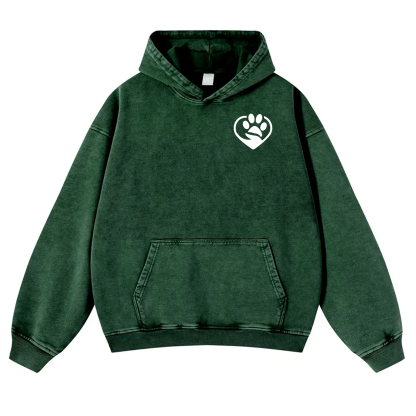 Pet Photo Creative Customized Unisex Washed Hoodie