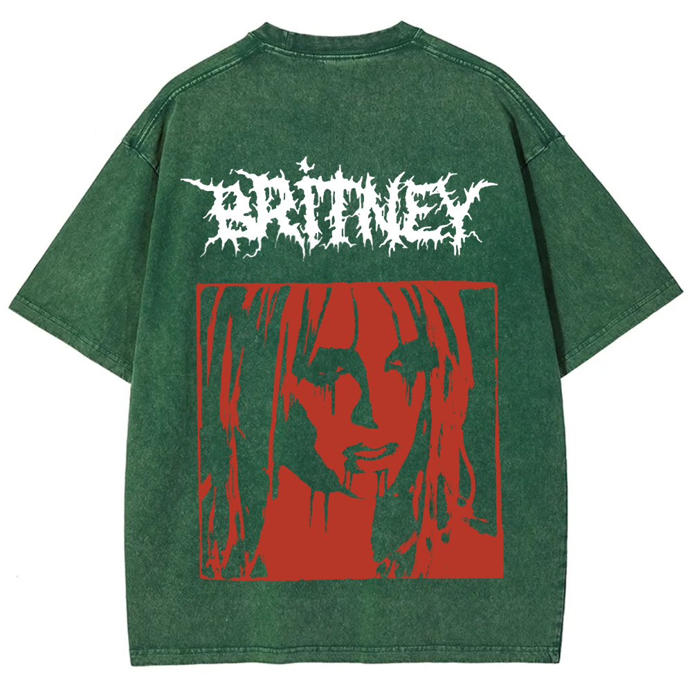 Britney Singer Washed t-Shirt