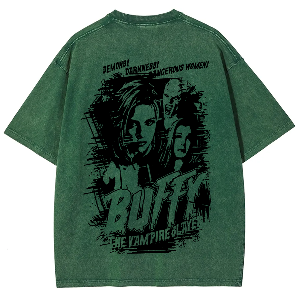 Buffy The Vampire Slayer TV Series Vintage Washed Washed t-Shirt