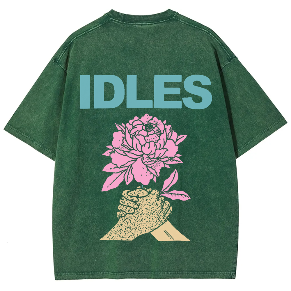  Idles Band Vintage Washed  t-Shirt