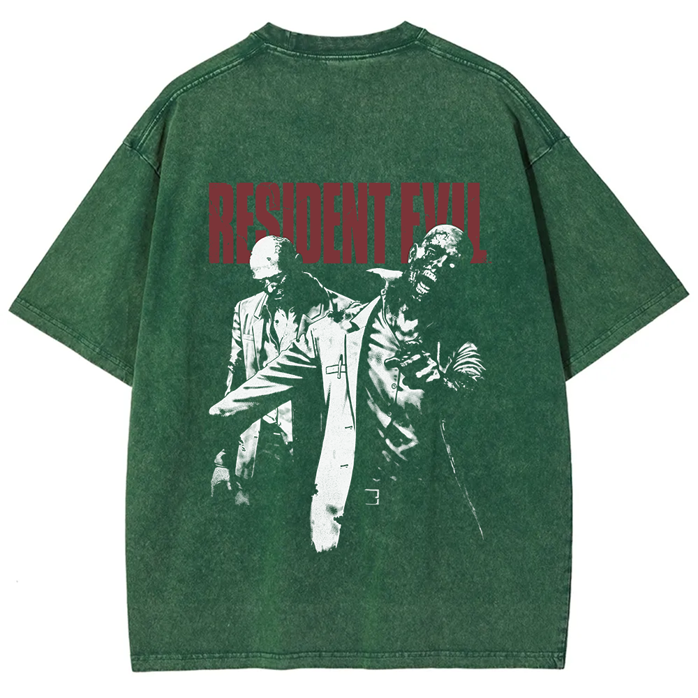 Unisex Vintage Washed Resident Evil Two Zeds t-Shirt