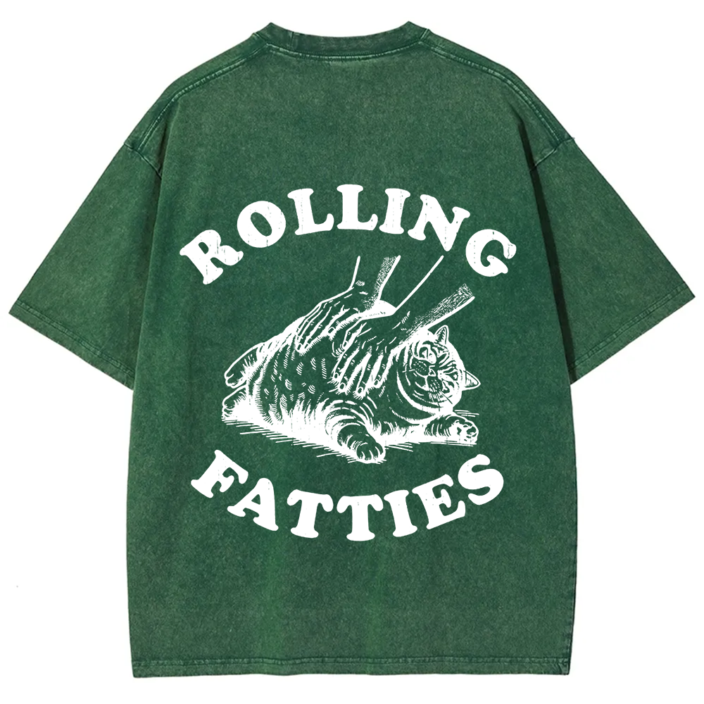Unisex Rolling Fatties Print Classic t-Shirt