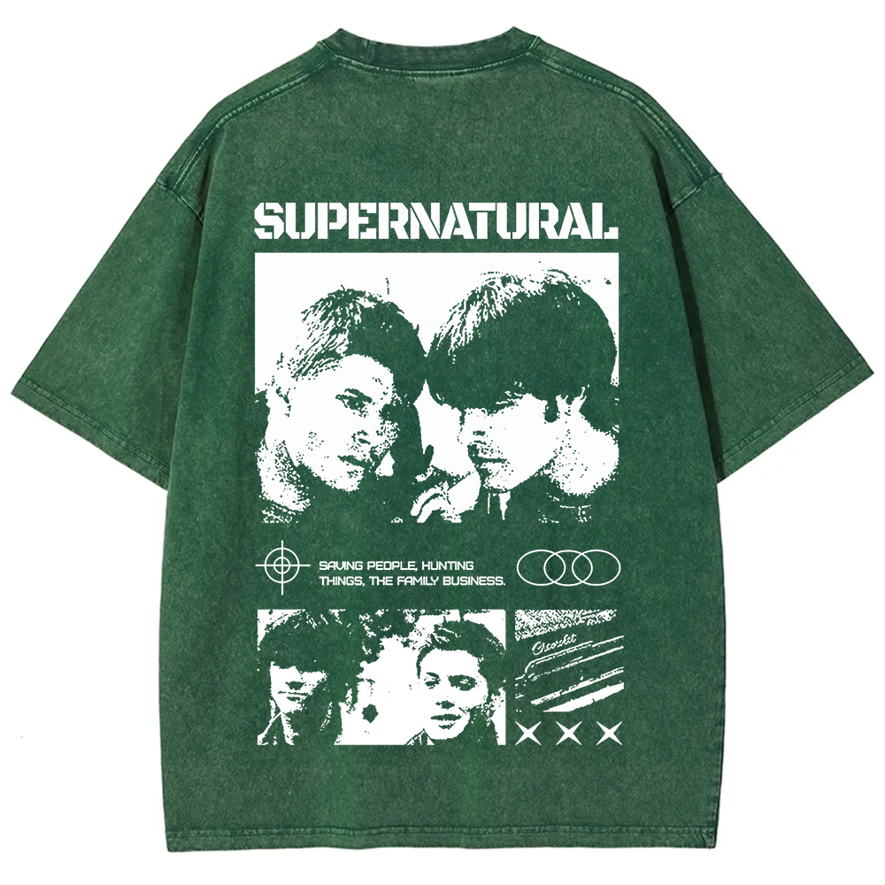 Supernatural TV Series Washed t-Shirt