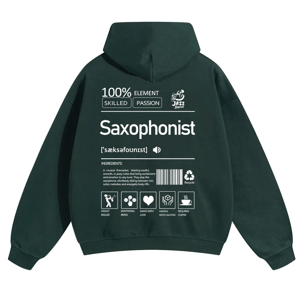 Saxophonist Unisex  Hoodie wearishow
