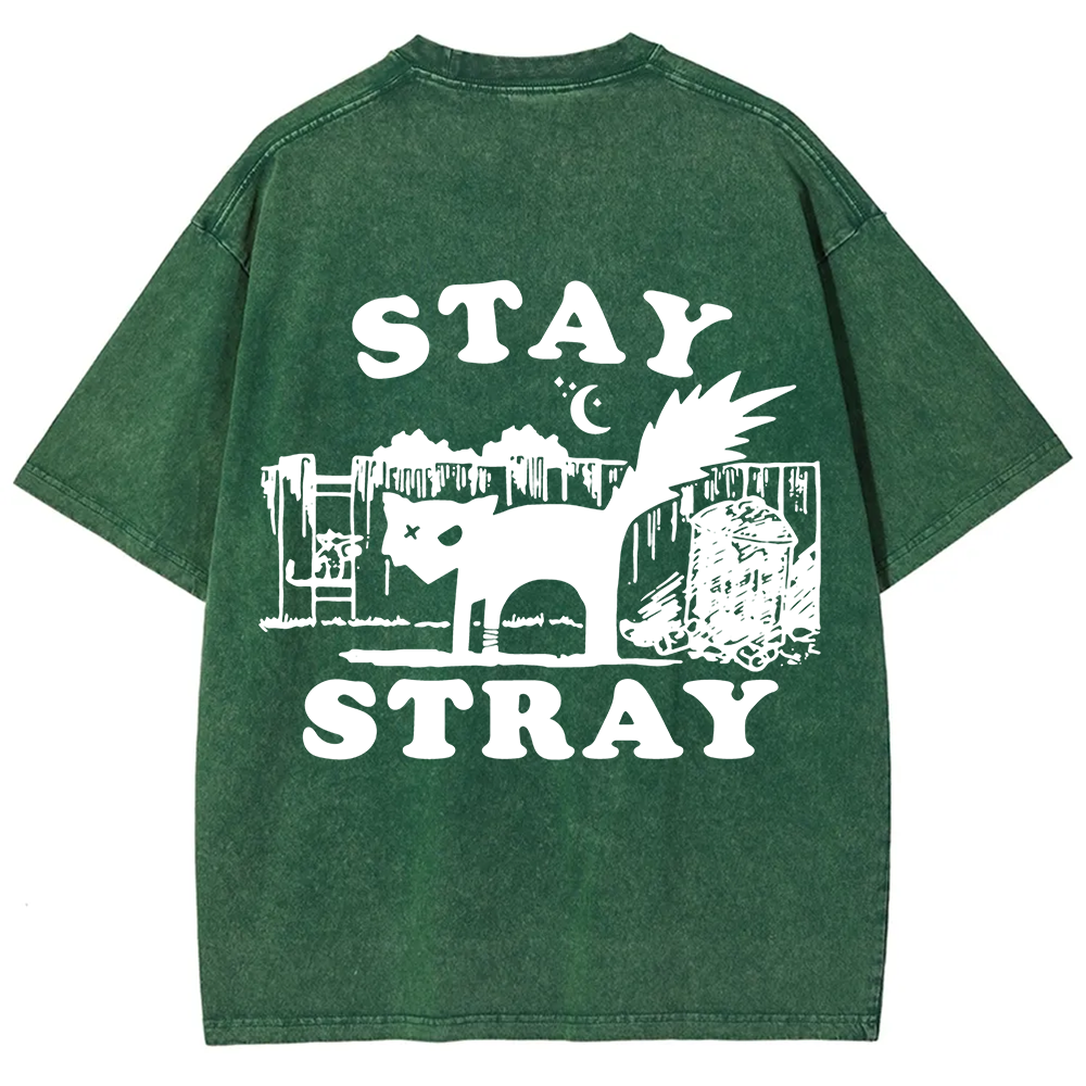 Stray Cat Funny Retro Graphic Unisex Classic t-Shirt