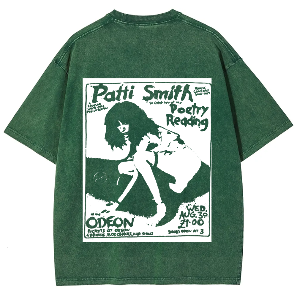 Patti Smith Celebrities Washed t-Shirt
