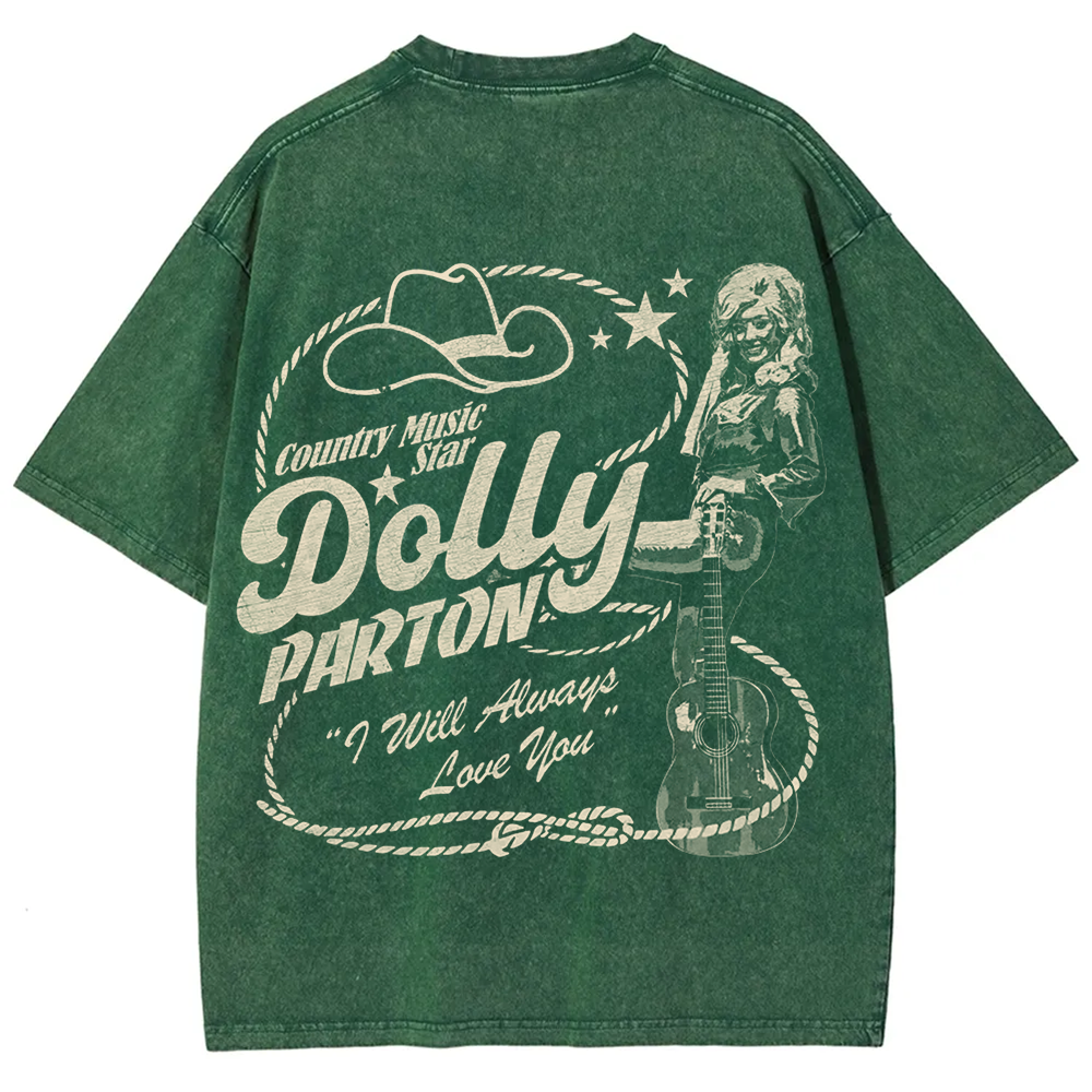 Dolly Parton Singer Washed t-Shirt