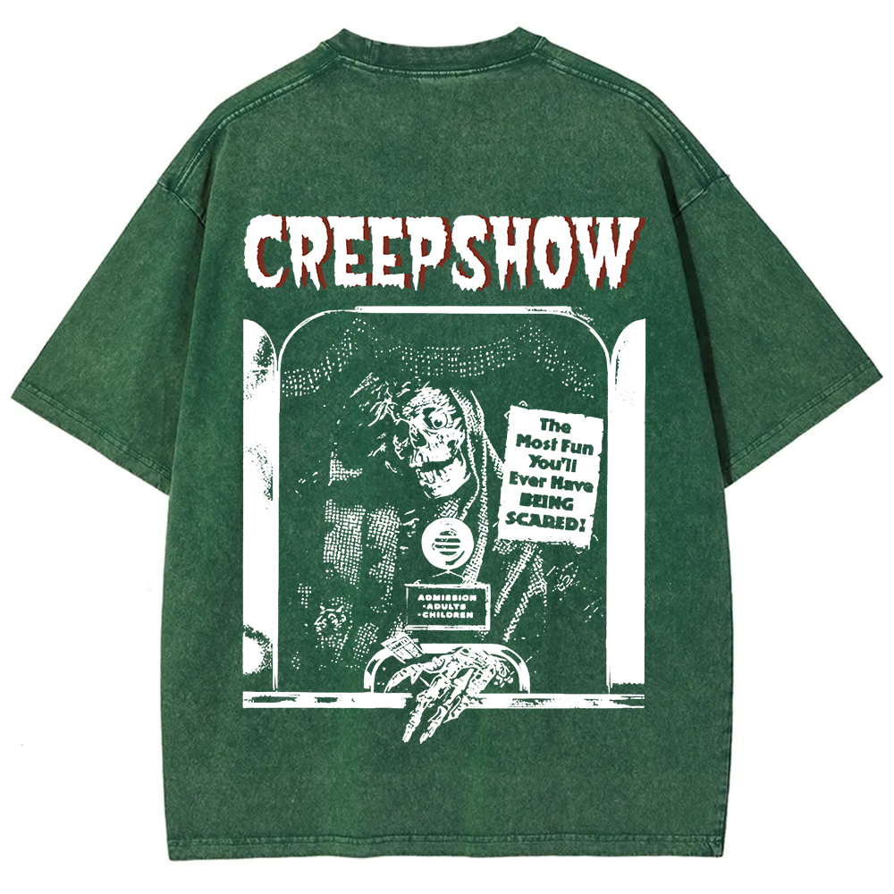Unisex Washed  Creepshow Horror Movie t-Shirt