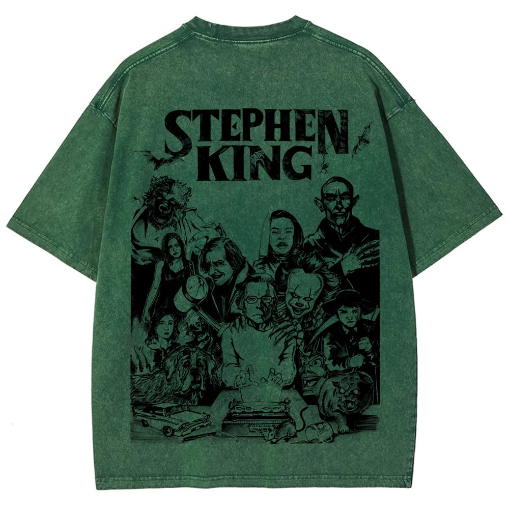 Unisex Casual Stephen King Celebrities Printed t-Shirt