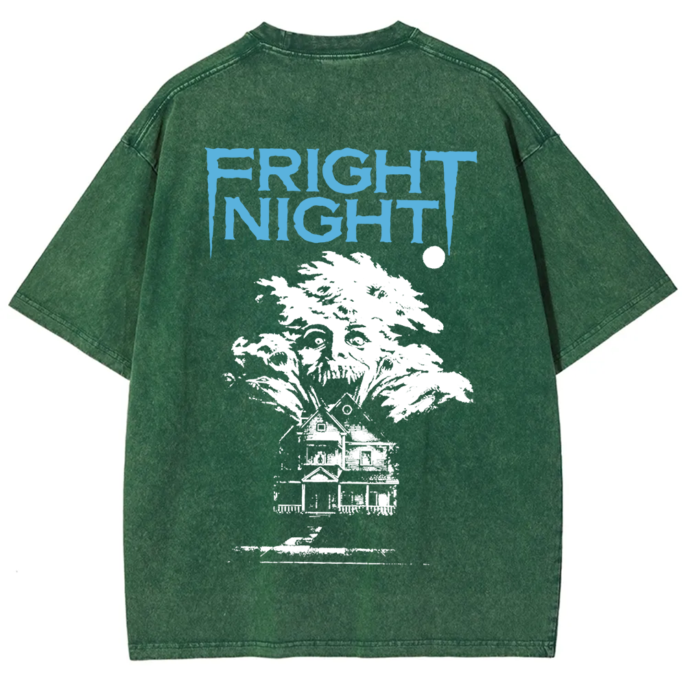 Unisex Vintage Washed Fright Night t-Shirt