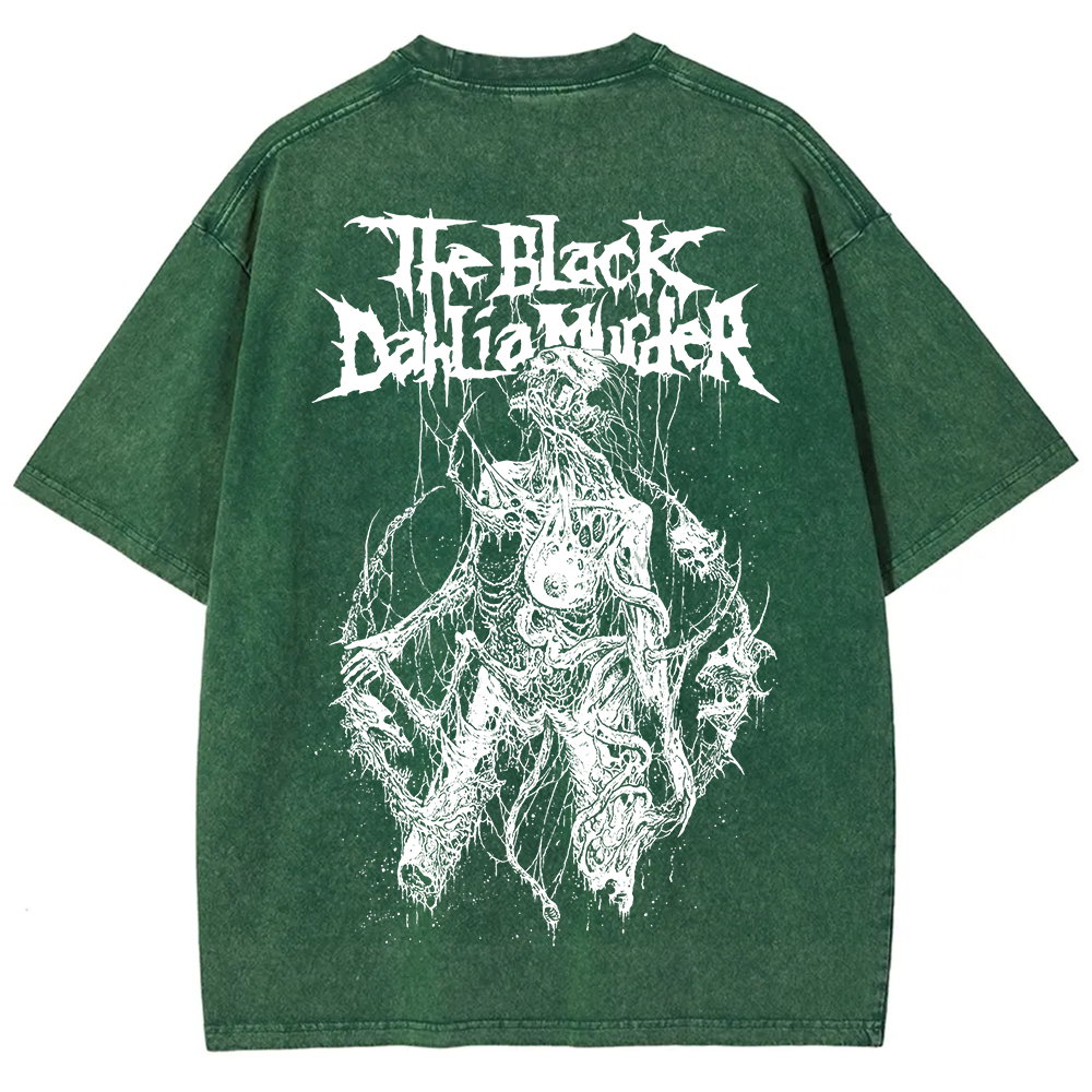 Unisex Vintage The Black Dahila Zombie t-Shirt