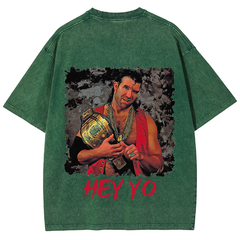 WWE Razor Ramon-Scott Hall HEY YO Casual Printed t-Shirt