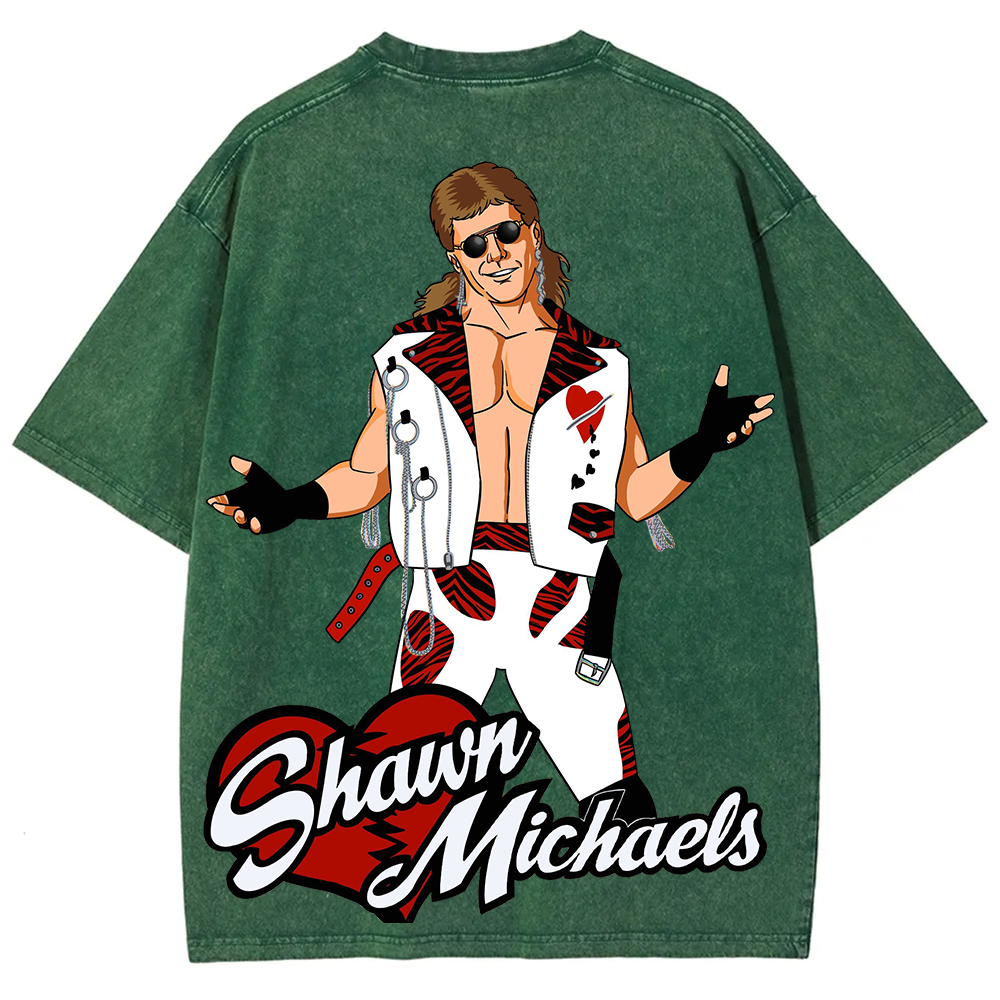 WWE Shawn Michaels Casual Printed t-Shirt