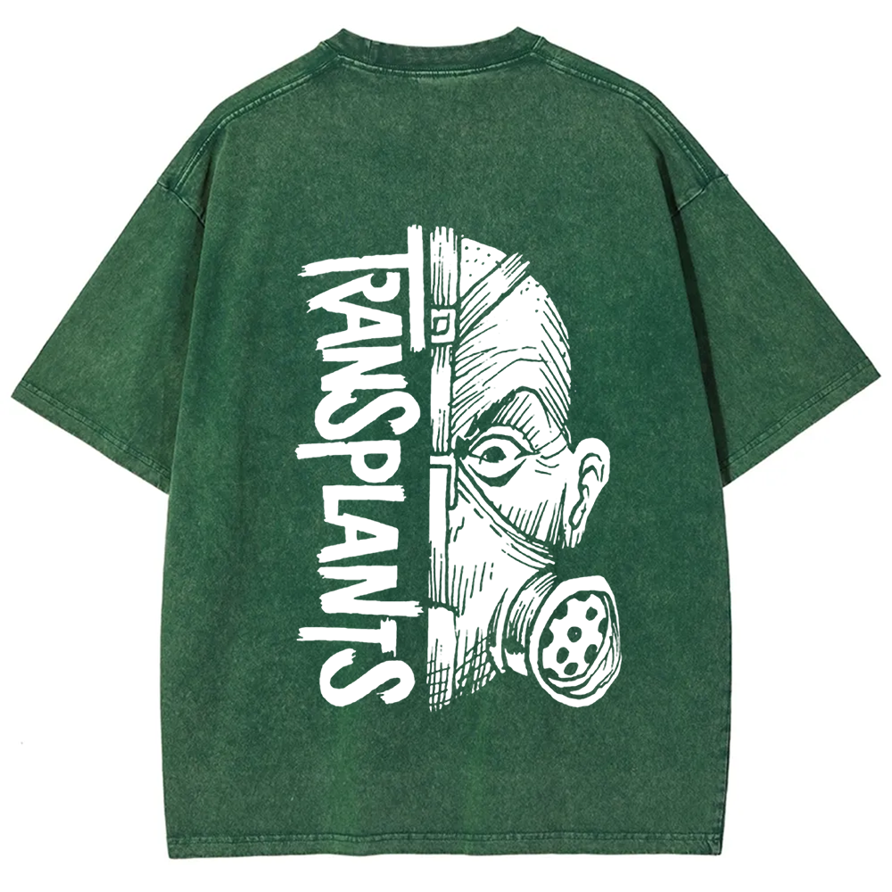 Unisex Vintage Washed Transplants Band t-Shirt