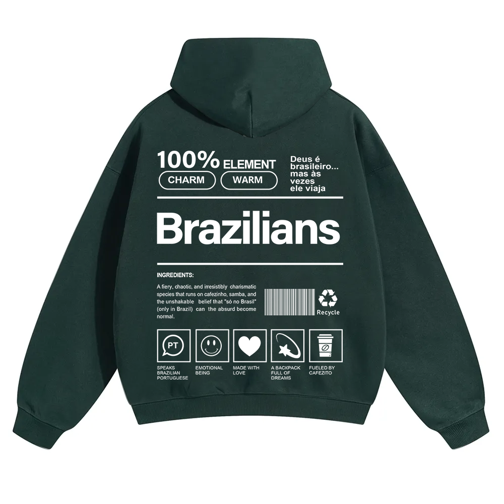 Brazilians Unisex Fit Color Hoodie wearishow