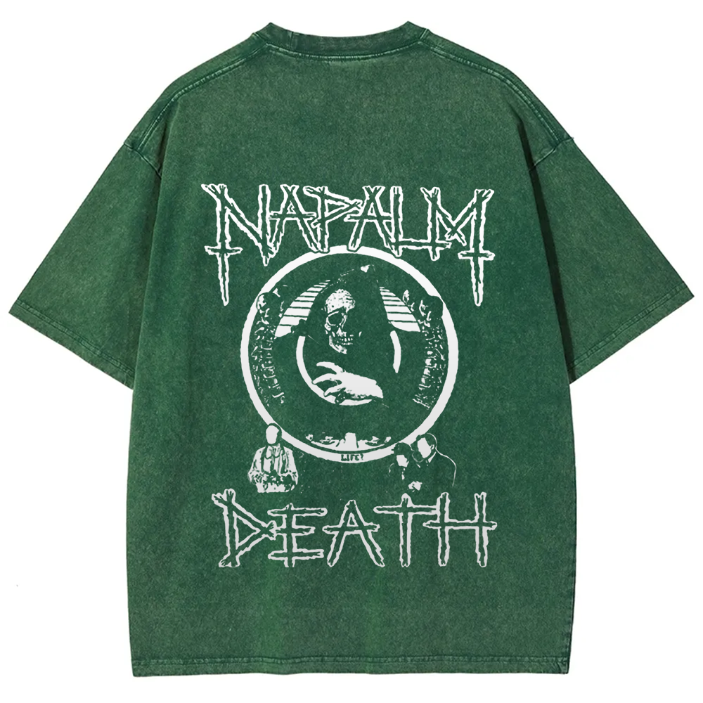 Unisex Vintage  Napalm Death Ban  t-Shirt