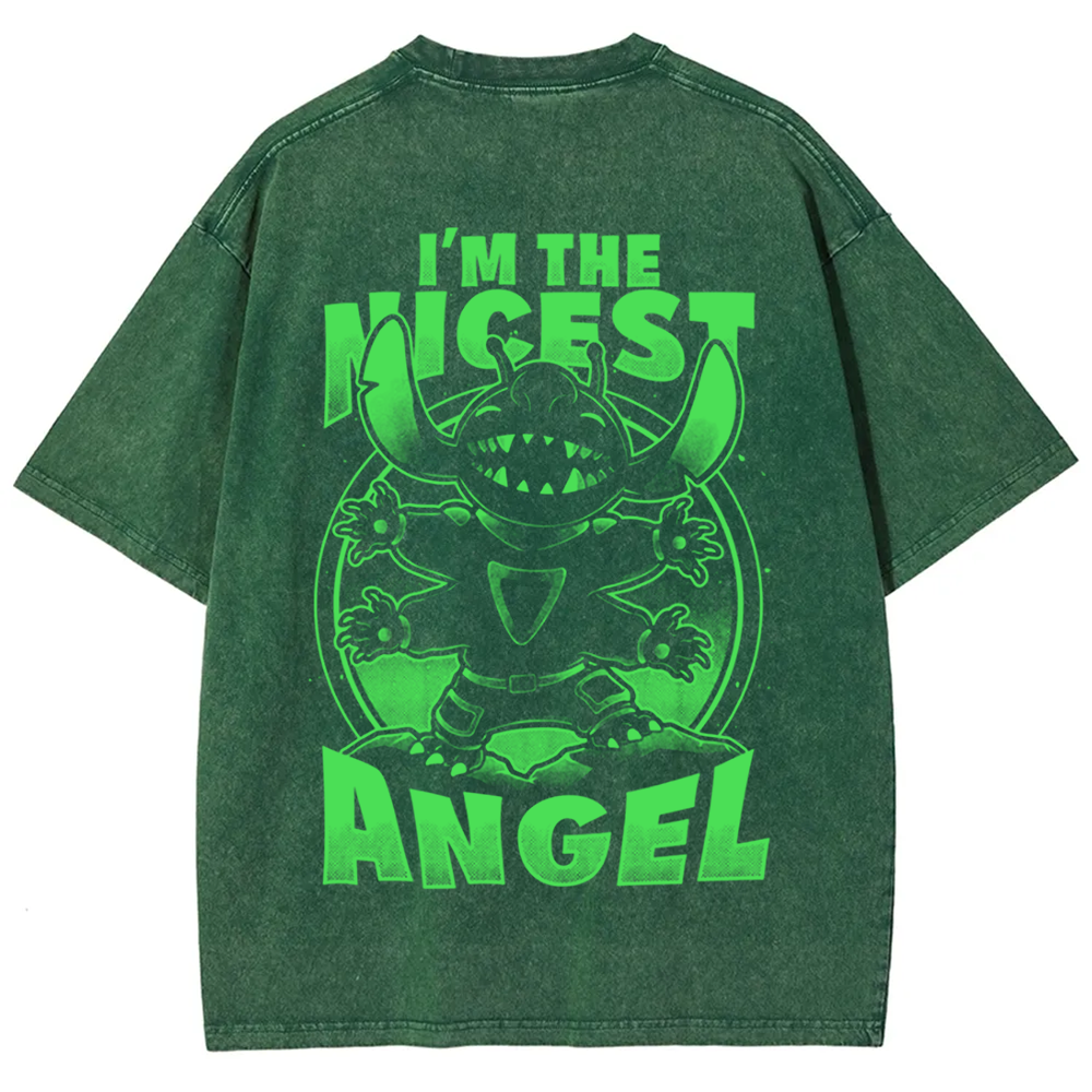 Unisex Vintage Cute Alien Nice Angel t-Shirt