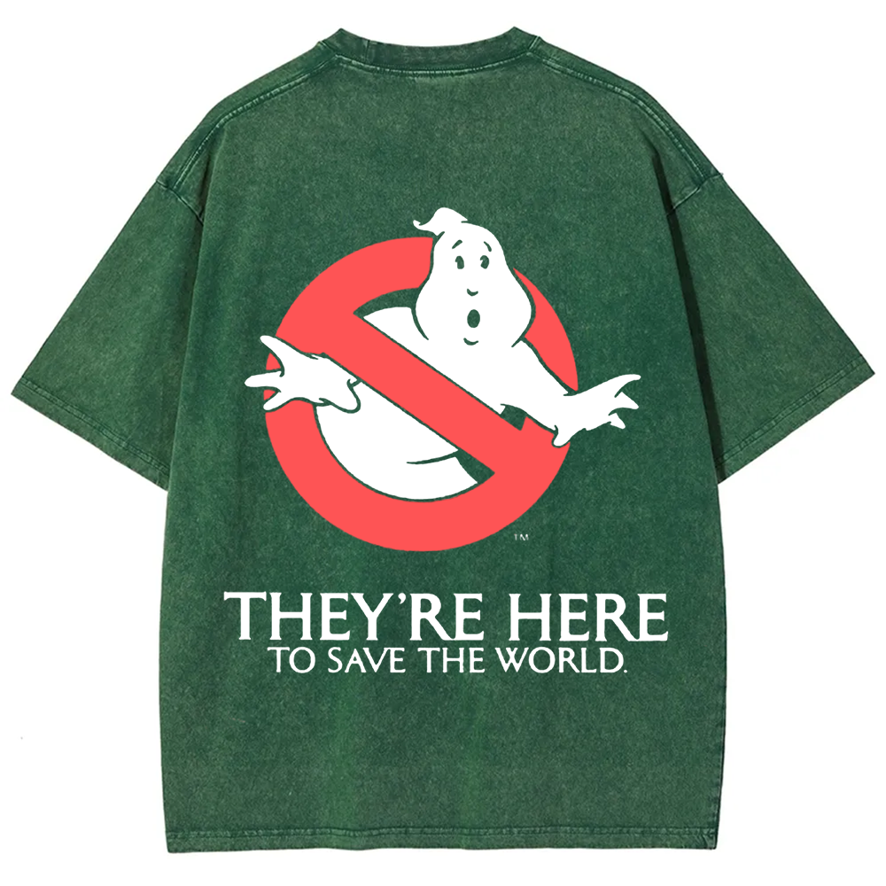 Unisex Vintage  Ghostbusters Horror Movie  t-Shirt
