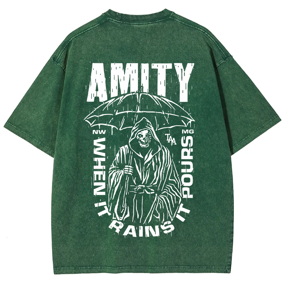 Unisex Vintage The Amity Affliction Band  t-Shirt