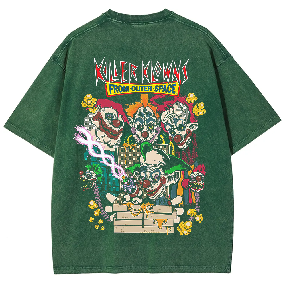 Unisex Vintage Killer Klowns from Outer Space Horror Movie t-Shirt