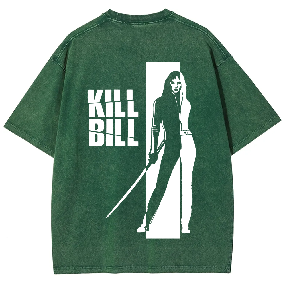 Unisex Vintage  Kill Bill Horror Movie t-Shirt