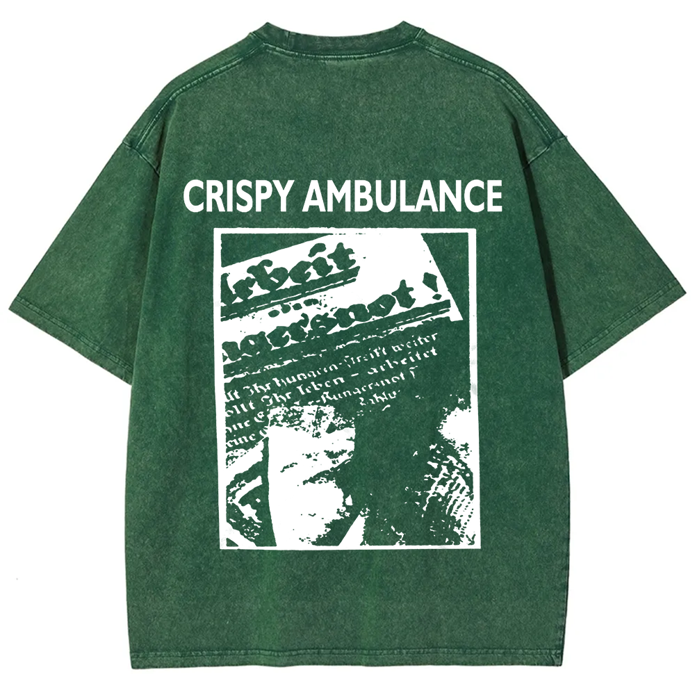 Unisex Vintage Crispy Ambulance Band t-Shirt