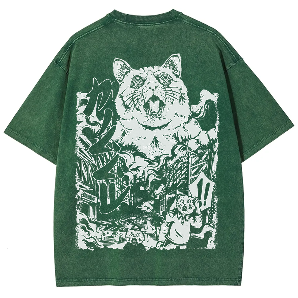 Unisex Vintage Monster Cat t-Shirt