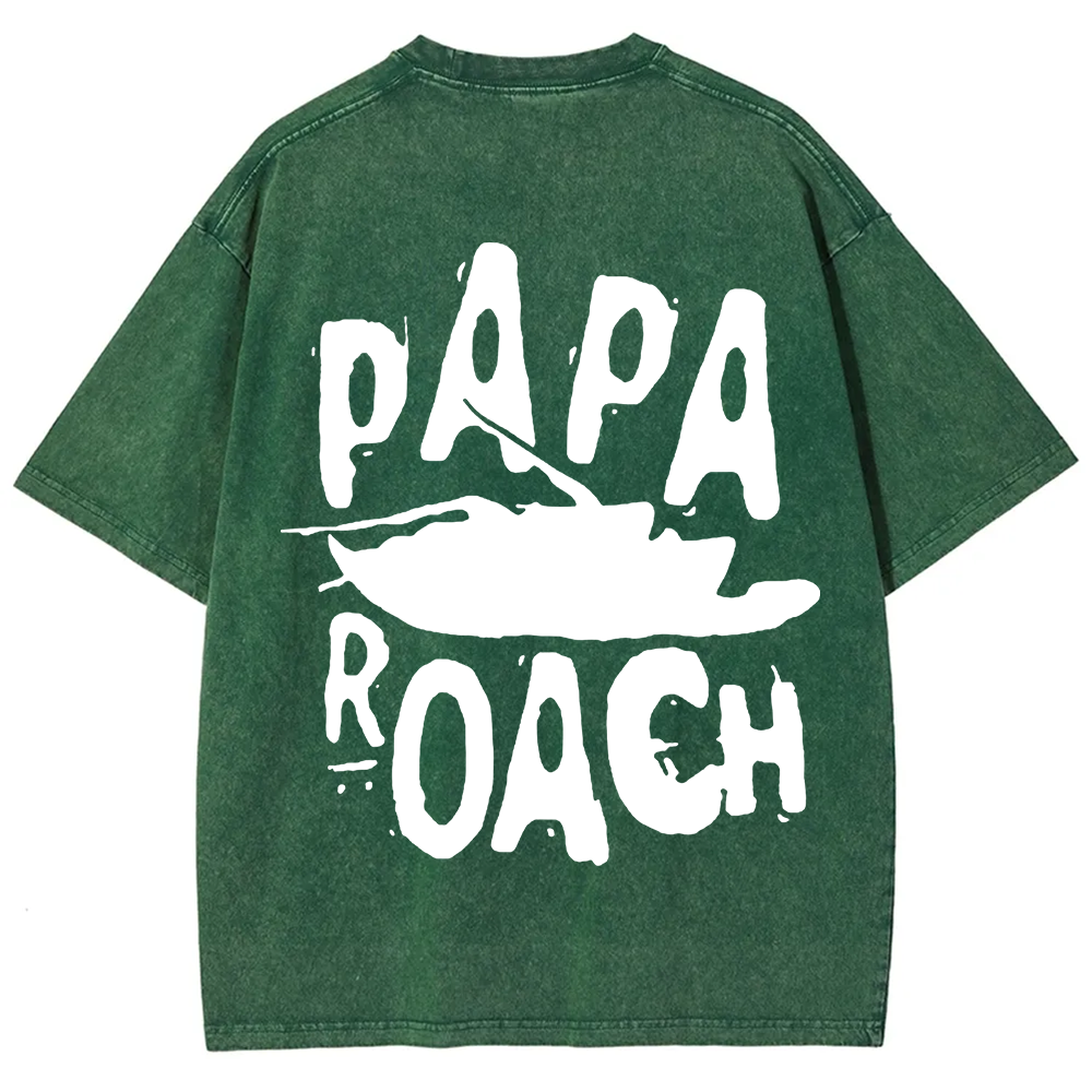 Unisex Vintage Papa Roach Rock Band t-Shirt