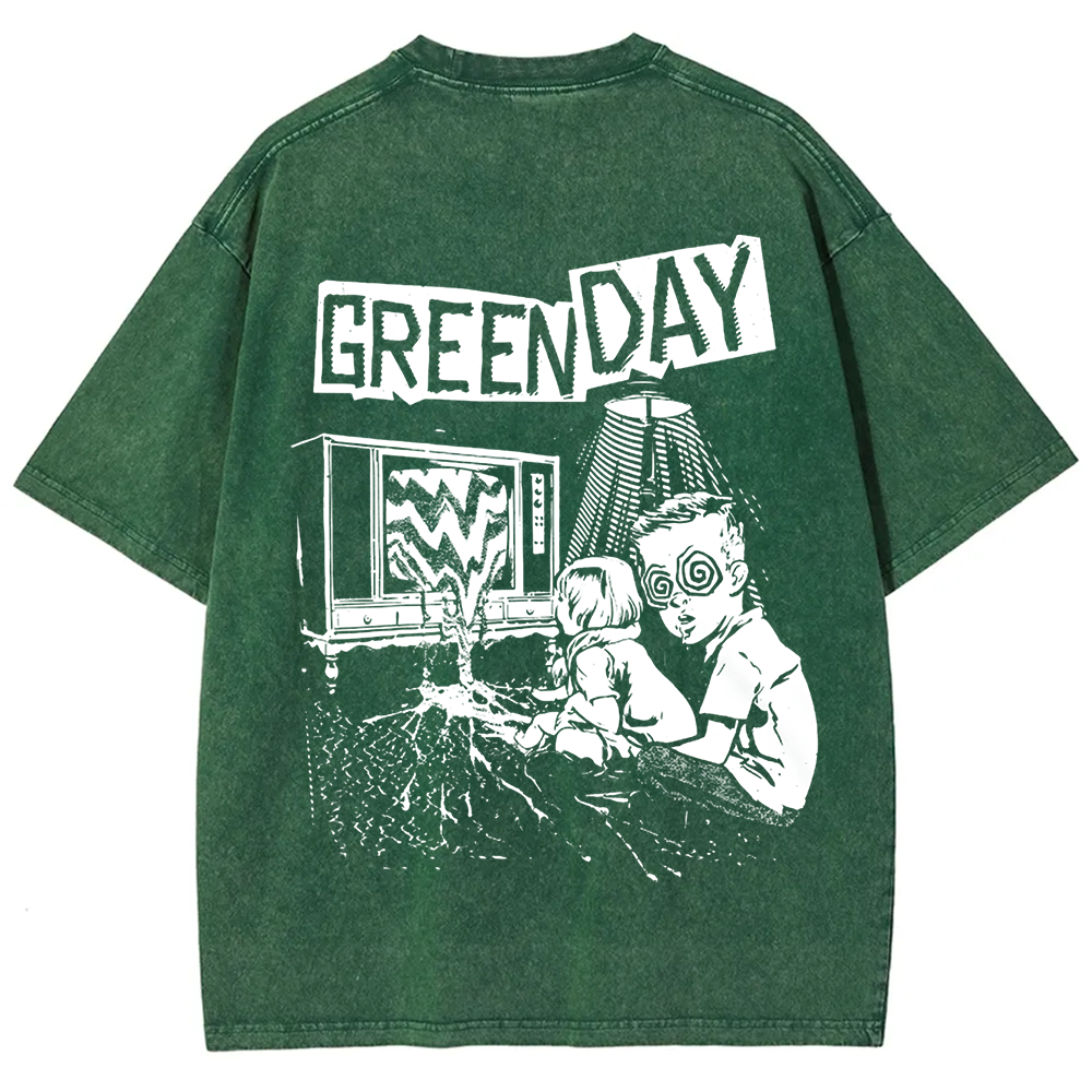 Unisex Vintage Green Day Band t-Shirt