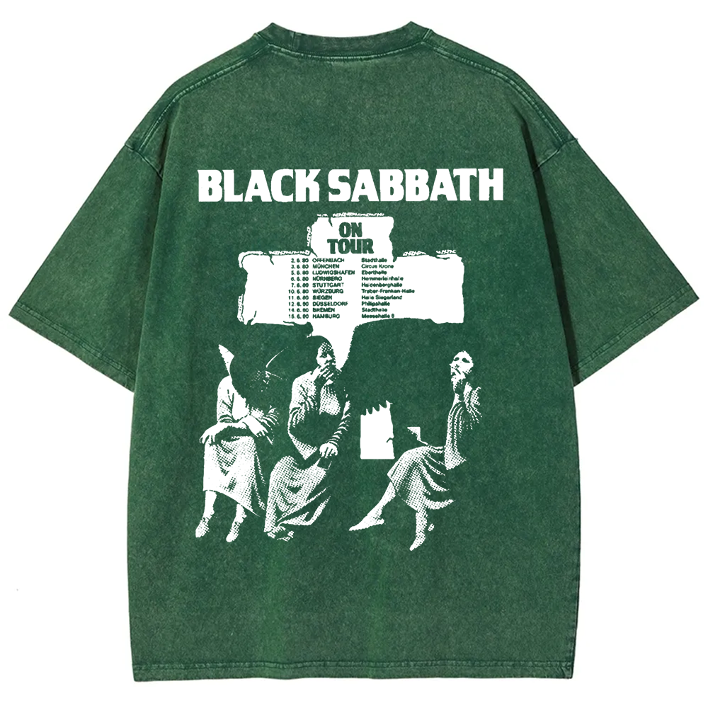 Unisex Vintage  Black Sabbath Band t-Shirt