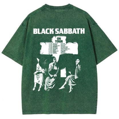 Unisex Vintage  Black Sabbath Band t-Shirt