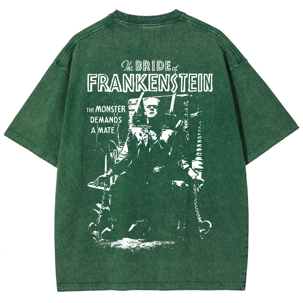 Unisex Vintage Bride of Frankenstein Horror Movie t-Shirt