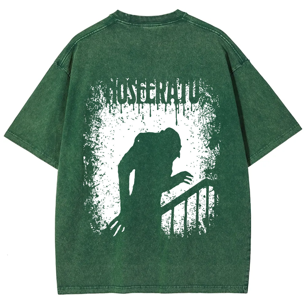 Unisex Vintage   Nosferatu 1922 Horror Movie  t-Shirt