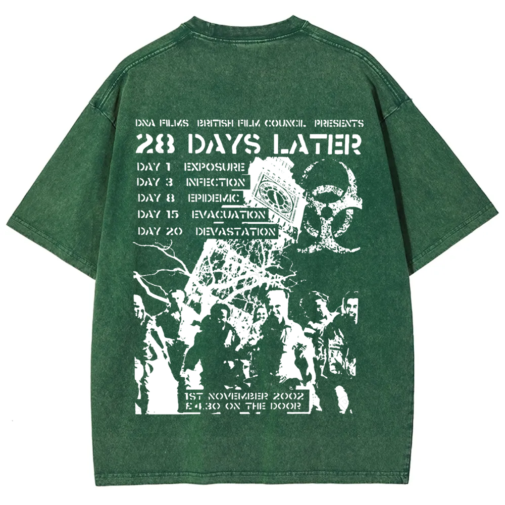 Unisex Vintage 28 Days Later Horror Movie  t-Shirt