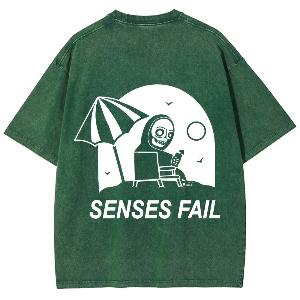 Unisex Vintage Senses Fail Band  t-Shirt