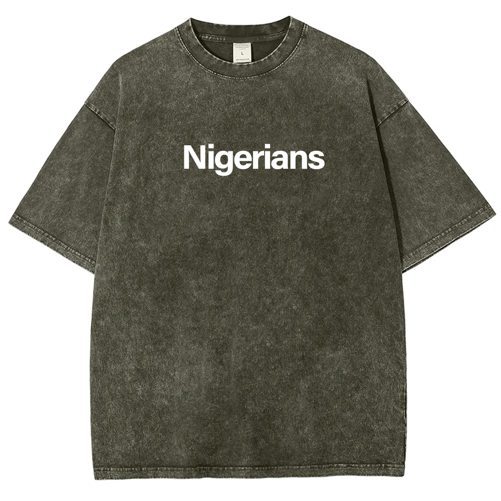 Nigerians Unisex Fit  Washed T-Shirt