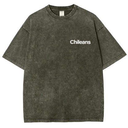 Chileans Addcustom Unisex Fit  Washed T-Shirt