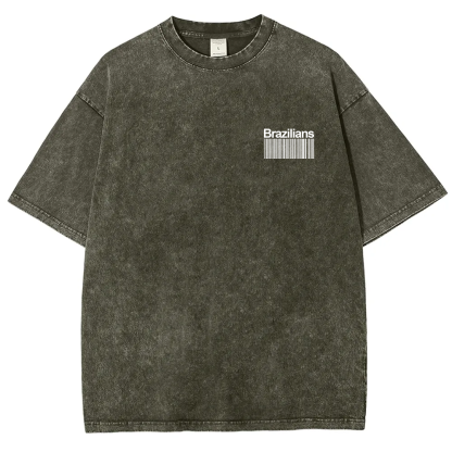 Brazilians Unisex Fit  Washed T-Shirt